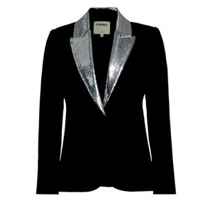 L'AGENCE
Clementine Sequin-Lapel Blazer